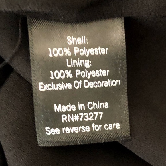 SO Black Lace Trim Swiss Dot Chiffon Camisole Size 2X - Picture 14 of 15